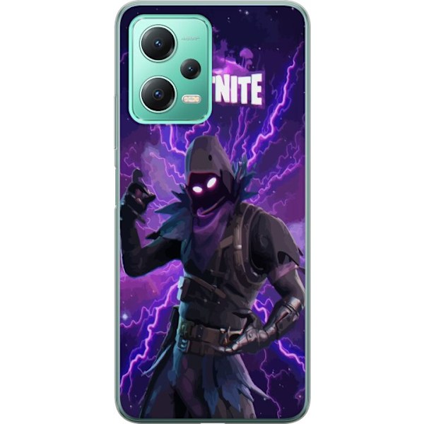 Xiaomi Redmi Note 12 Gennemsigtig cover Fortnite Raven
