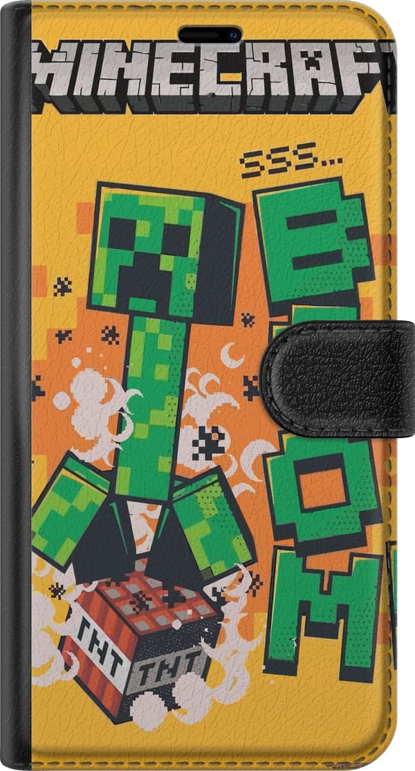 Kompatibelt Lommeboketui til Samsung Galaxy A34 Minecraft Boom