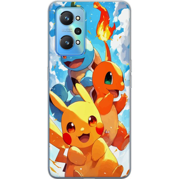 Realme GT Neo2 Läpinäkyvä kuori Pocket Creatures - innoitta