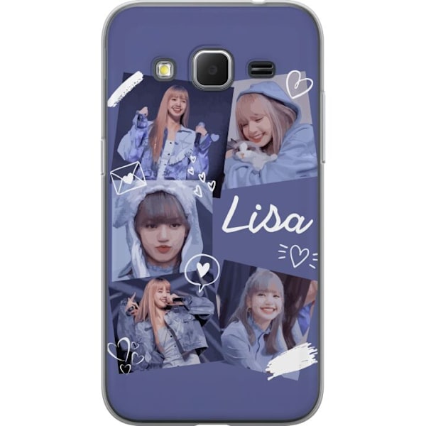 Samsung Galaxy Core Prime Läpinäkyvä kuori Lisa Blackpink