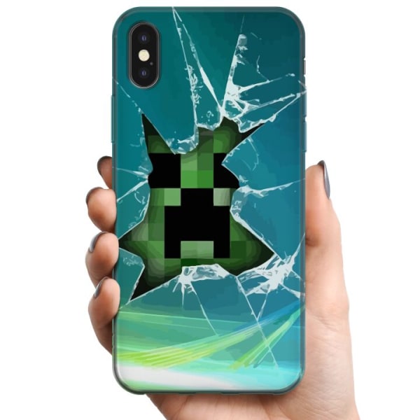 Apple iPhone XS TPU Matkapuhelimen kuori MineCraft