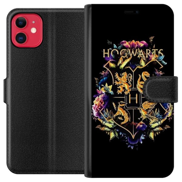 Kompatibel Tegnebogsetui til Apple iPhone 11 Harry Potter - Hogwarts