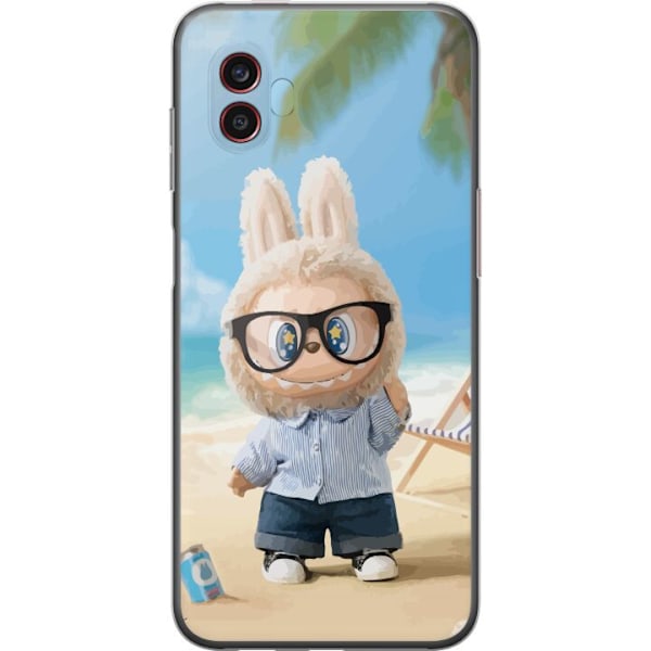 Samsung Galaxy Xcover6 Pro Läpinäkyvä kuori Labubu Tummat Unelmat