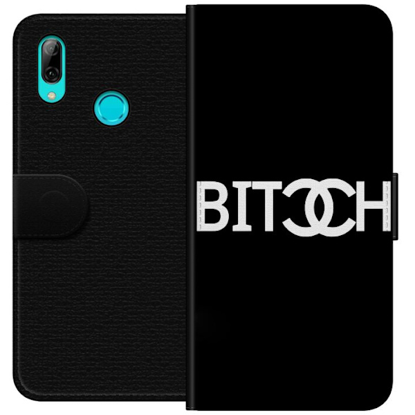 Huawei P smart 2019 Tegnebogsetui Bitch Chanel Inspireret Streetstyle Mode Tekstmotiv Trend Ikonisk Stil Urban Design