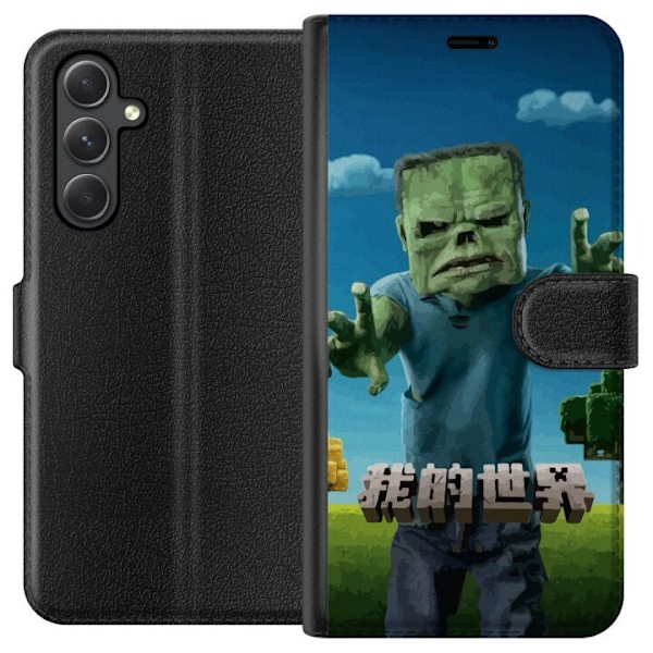 Samsung Galaxy A35 Tegnebogsetui A Minecraft Movie