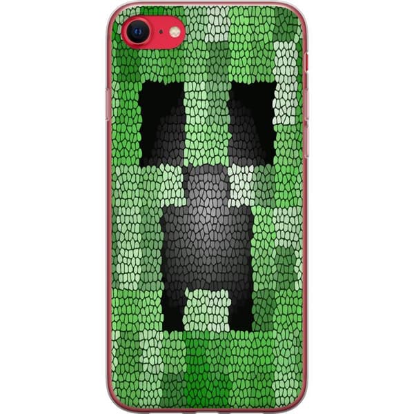 Kompatibelt Mobildeksel til Apple iPhone SE (2022) Creeper / Minecraft