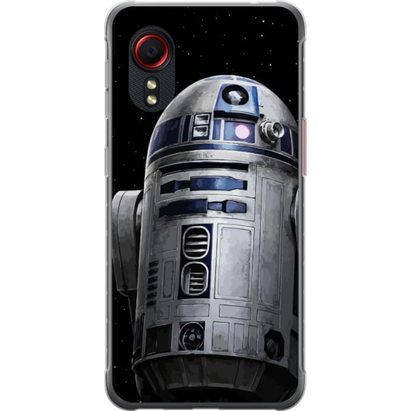 Samsung Galaxy Xcover 5 Genomskinligt Skal R2D2 Star Wars