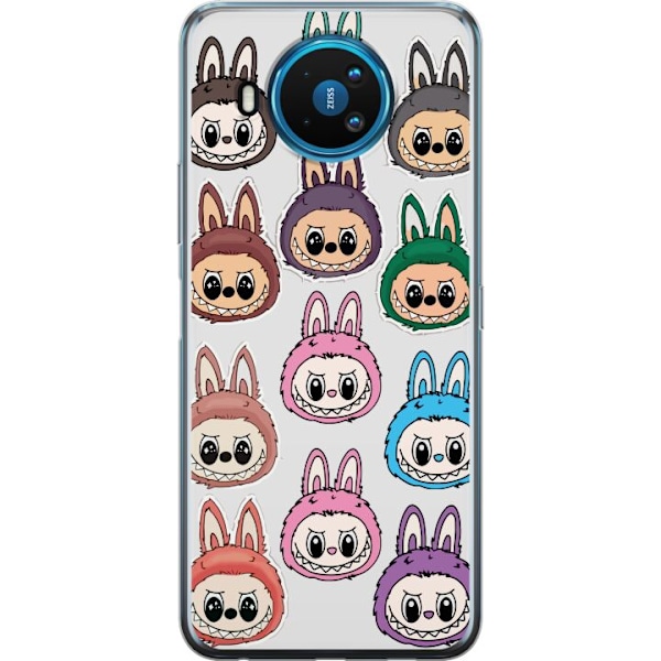 Nokia 8.3 5G Genomskinligt Skal Labubu Macaron Monster – Sö