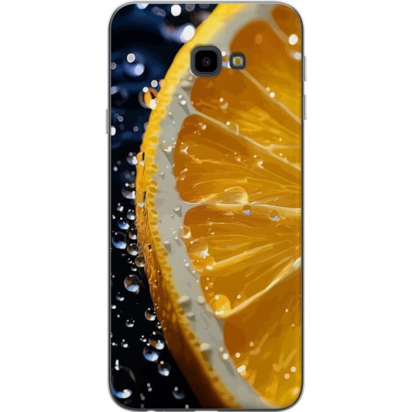 Samsung Galaxy J4+ Gennemsigtig cover Appelsin