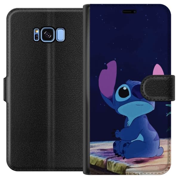 Kompatibelt Plånboksfodral till Samsung Galaxy S8 Stitch Stjärnor