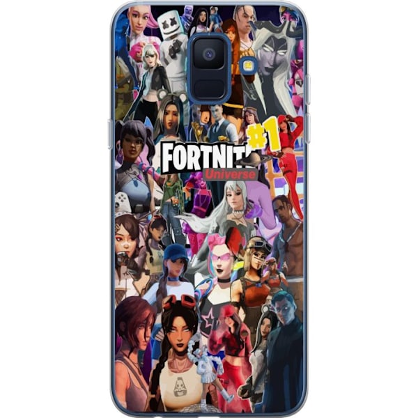 Samsung Galaxy A6 (2018) Läpinäkyvä kuori Fortnite