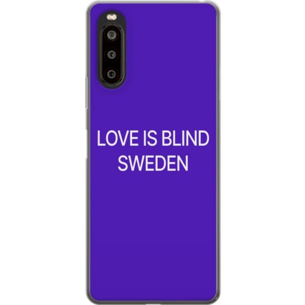 Sony Xperia 10 II Gennemsigtig cover Kærlighed er blind