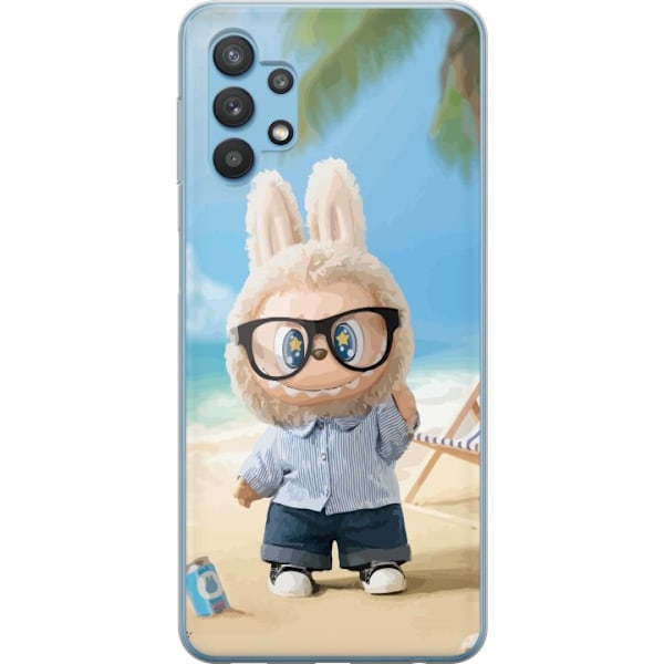 Samsung Galaxy A32 5G Läpinäkyvä kuori Labubu Tummat Unelma