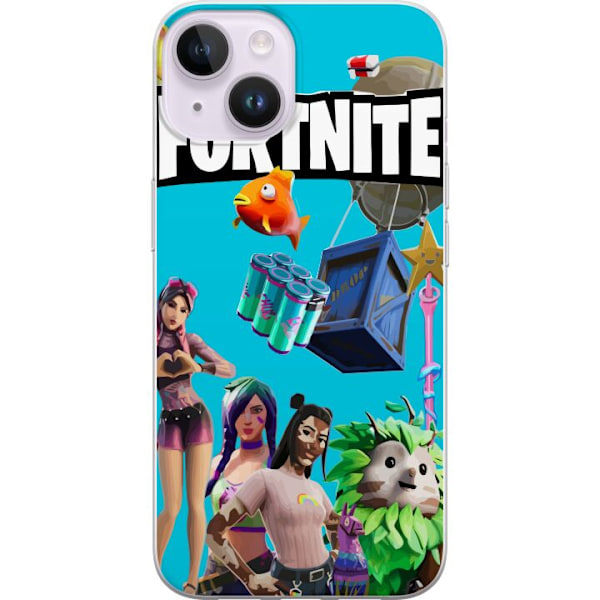 Apple iPhone 15 Gjennomsiktig deksel Fortnite