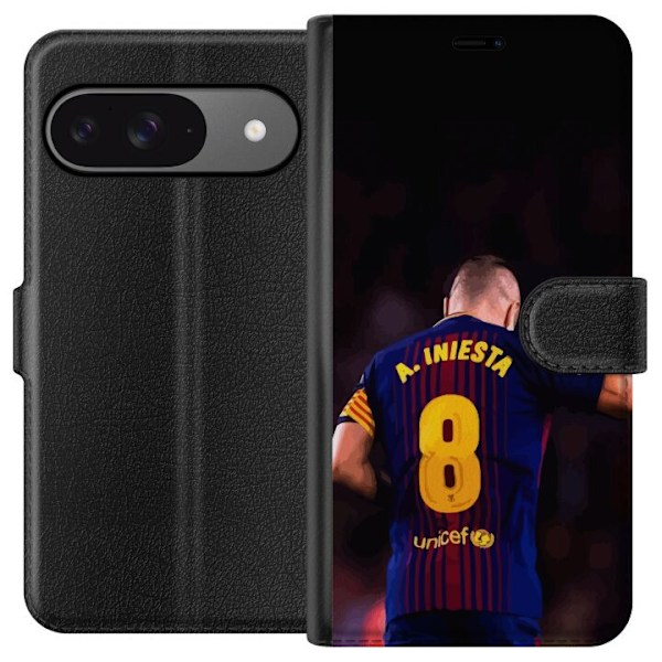 Google Pixel 9 Pro Tegnebogsetui Andrés Iniesta (FC Barcelona