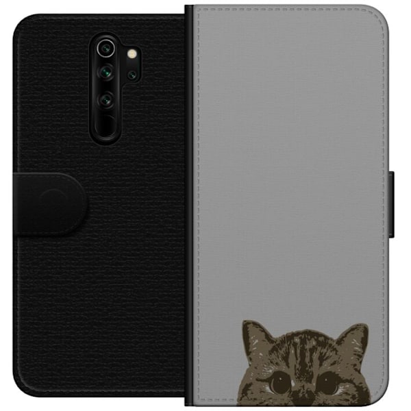 Xiaomi Redmi Note 8 Pro  Lommeboketui Grå Kattblikk - stilren