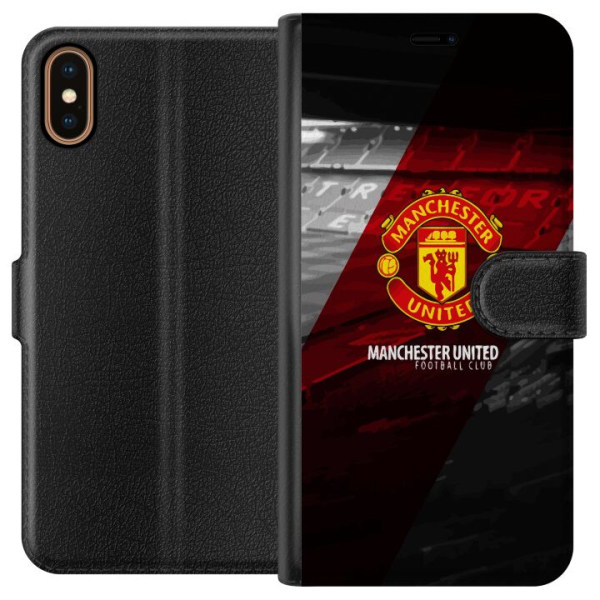 Apple iPhone X Lompakkokotelo Manchester United FC