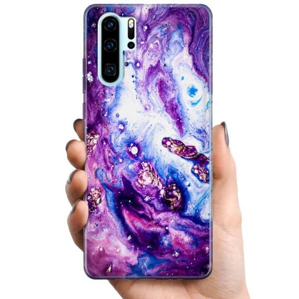 Huawei P30 Pro TPU Mobildeksel Lilakt