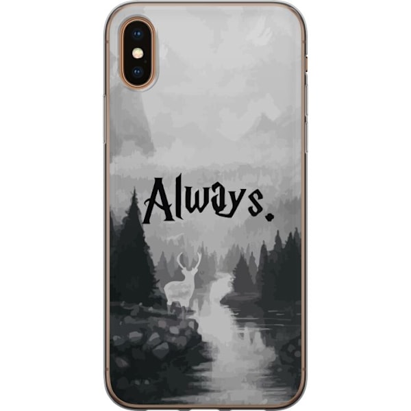 Apple iPhone XS Genomskinligt Skal Harry Potter Always