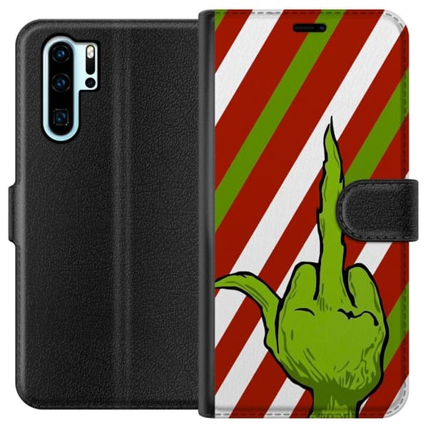 Kompatibelt Lommeboketui til Huawei P30 Pro Grinch
