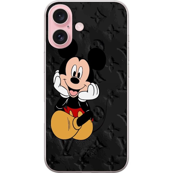 Apple iPhone 16 Gjennomsiktig deksel LV Mickey