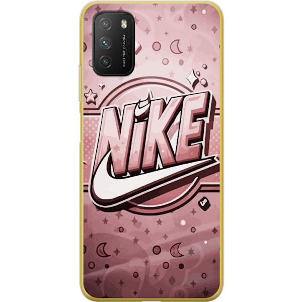 Xiaomi Poco M3  Gjennomsiktig deksel Nike Rosa