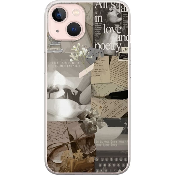 Apple iPhone 13 mini Genomskinligt Skal Taylor Swift - TTPD