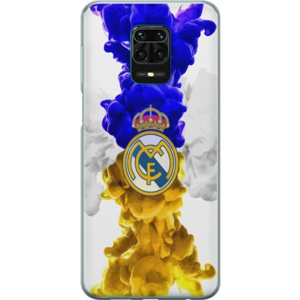 Xiaomi Redmi Note 9 Pro Gennemsigtig cover Real Madrid Farver