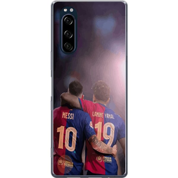 Sony Xperia 5 Läpinäkyvä kuori Lamine Yamal VS Messi