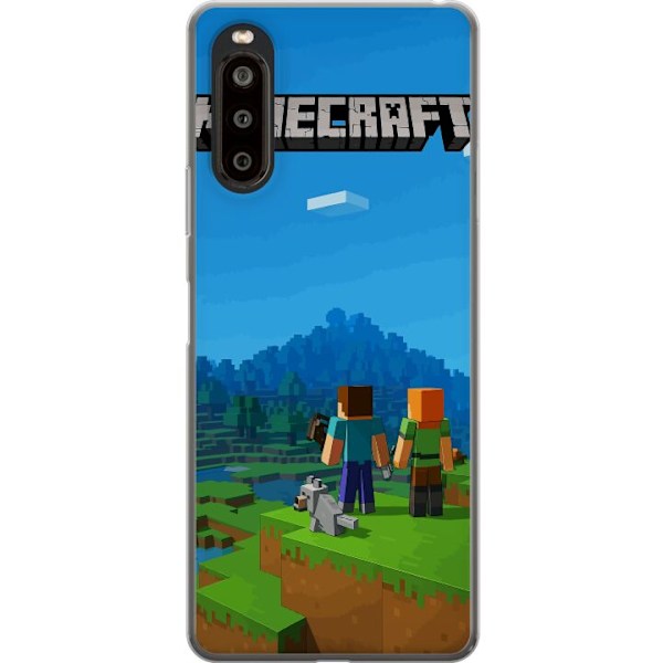 Sony Xperia 10 II Läpinäkyvä kuori Minecraft Key Art