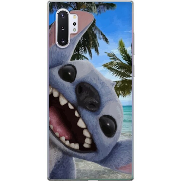 Samsung Galaxy Note10+ Läpinäkyvä kuori Stitch-matkapuhelinkotelo, jossa on suloiset ystävyysmaalaukset.