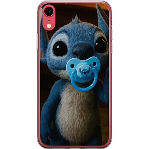 Apple iPhone XR Läpinäkyvä kuori Stitch & Napp - vauvateema söpöllä hahmolla