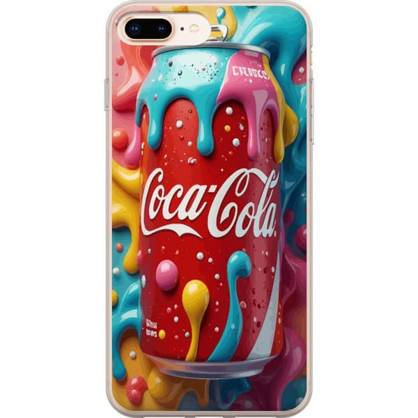 Kompatibel Mobilcover til Apple iPhone 8 Plus Color Splash-dåse