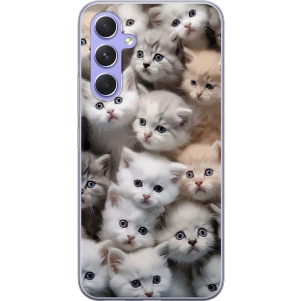 Kompatibelt Mobildeksel til Samsung Galaxy A54 Katter
