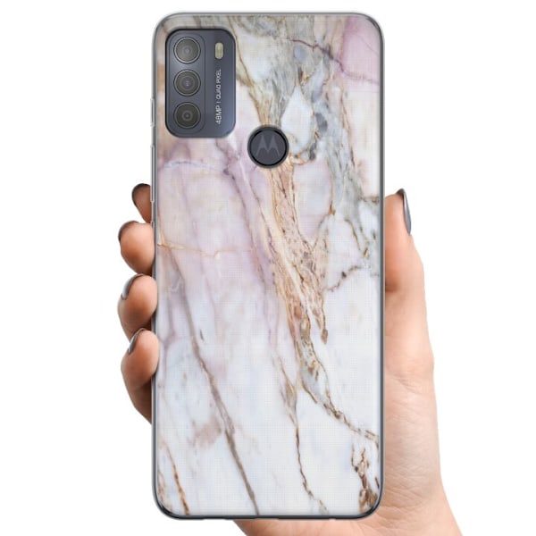 Motorola Moto G50 TPU Mobilcover Marmar
