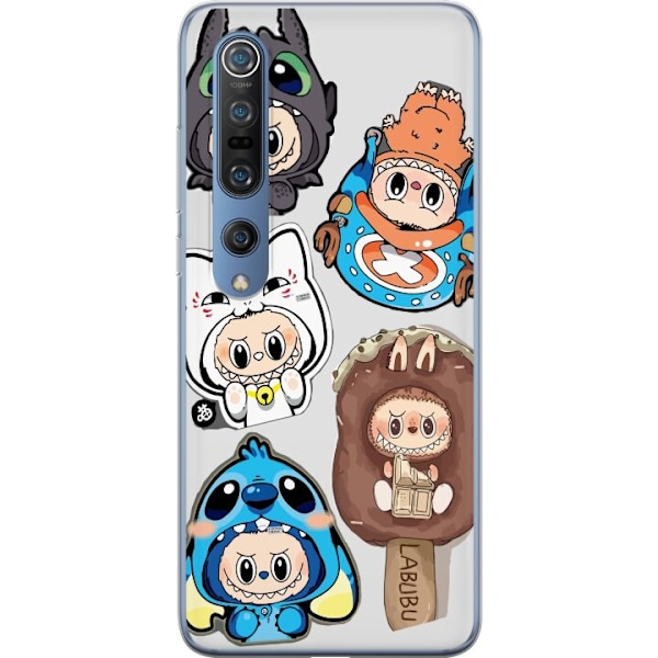 Xiaomi Mi 10 Pro 5G Gennemsigtig cover Labubu figur samling -