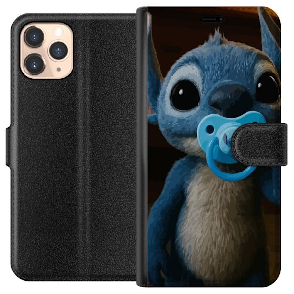 Apple iPhone 11 Pro Plånboksfodral Stitch & Napp – babytema med söt karaktär