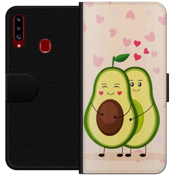 Samsung Galaxy A20s Lommeboketui Avokado Kjærlighet