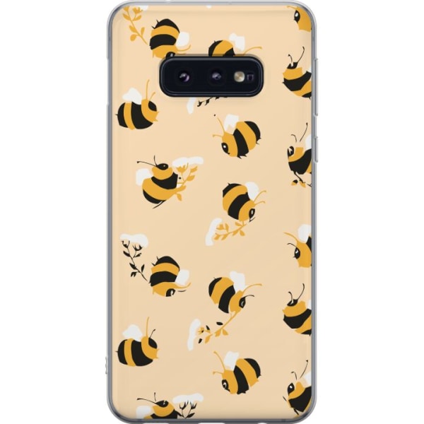 Samsung Galaxy S10e Läpinäkyvä kuori Mehiläiset