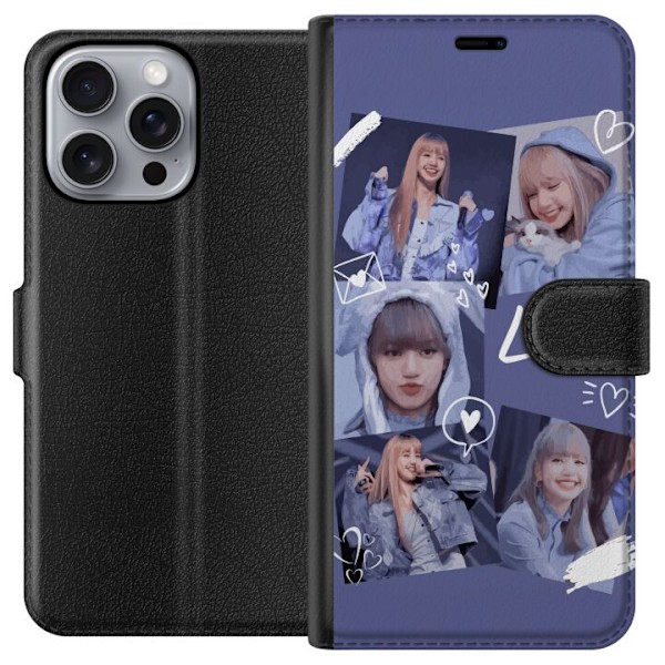 Apple iPhone 16 Pro Max Lompakkokotelo Lisa Blackpink – Aesthetic K-pop Queen