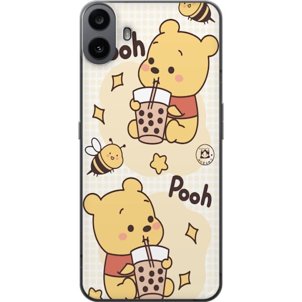 Nothing CMF Phone 1 Läpinäkyvä kuori Nalle Pooh - klassinen karhumotiivi uudessa tulkinnassa