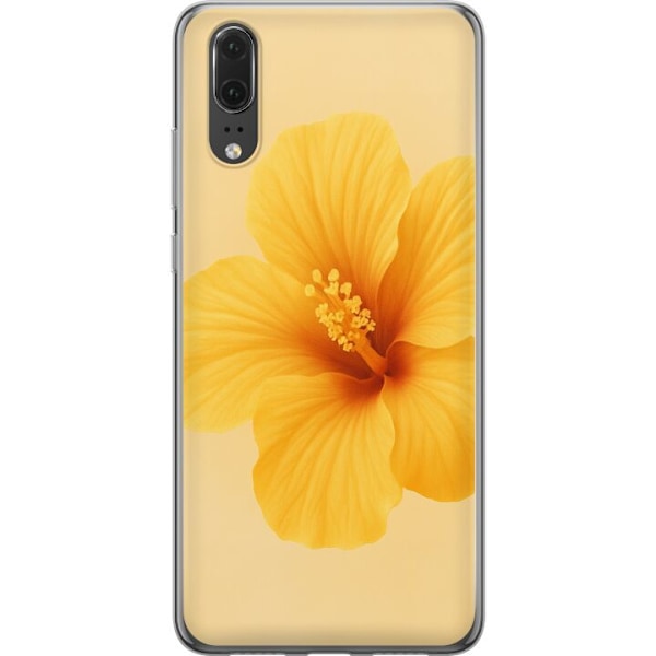Huawei P20 Genomskinligt Skal Lemon Zing