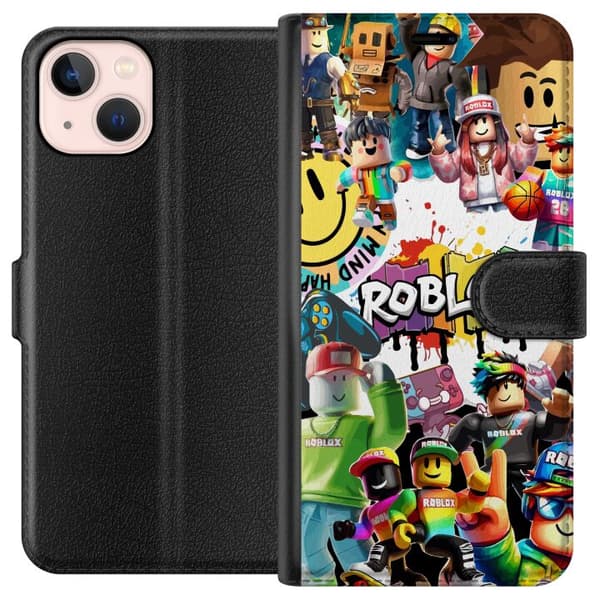 Kompatibel Tegnebogsetui til Apple iPhone 13 Roblox