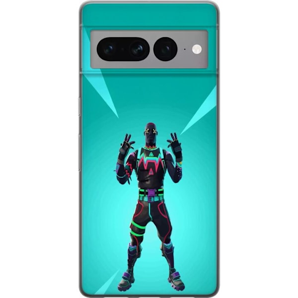 Google Pixel 7 Pro Genomskinligt Skal black knight fortnite