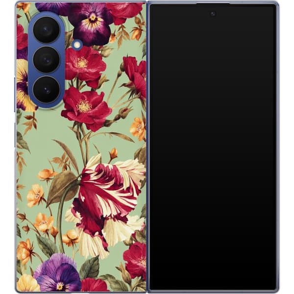 Kompatibelt Mobildeksel til Samsung Galaxy Z Fold7 Grønn blomsterdrøm grønn