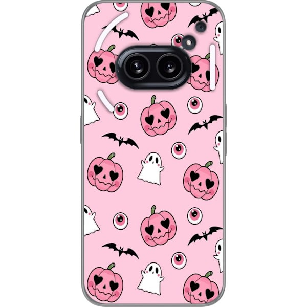 Nothing Phone (2a) Gennemsigtig cover Halloween Rosa