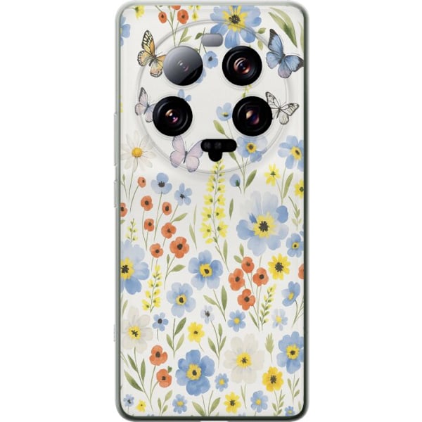 Xiaomi 13 Ultra Läpinäkyvä kuori Kesäkukat