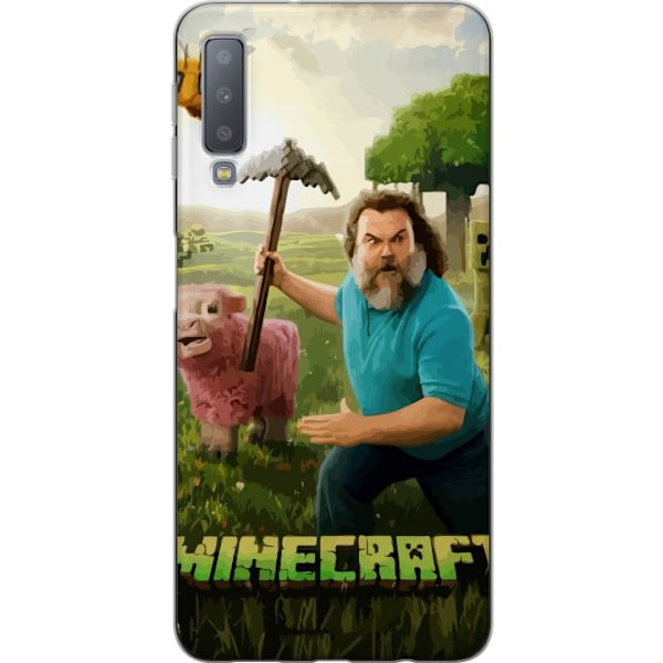 Samsung Galaxy A7 (2018) Genomskinligt Skal A Minecraft Movie