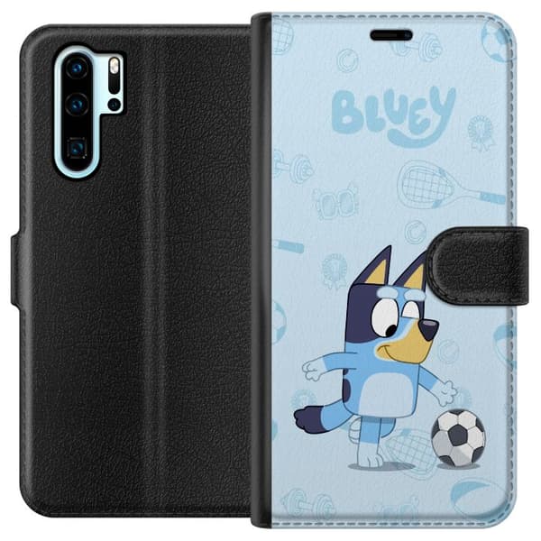 Kompatibel Tegnebogsetui til Huawei P30 Pro Bluey