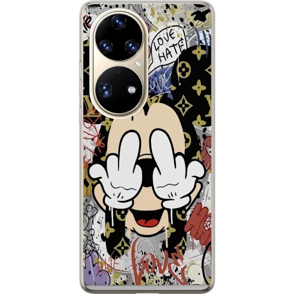 Huawei P50 Pro Gennemsigtig cover Mickey Mouse